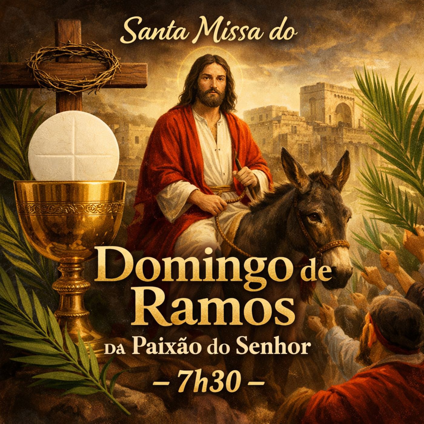 29 de Março de 2026 - 🌿 DOMINGO DE RAMOS – 7H30