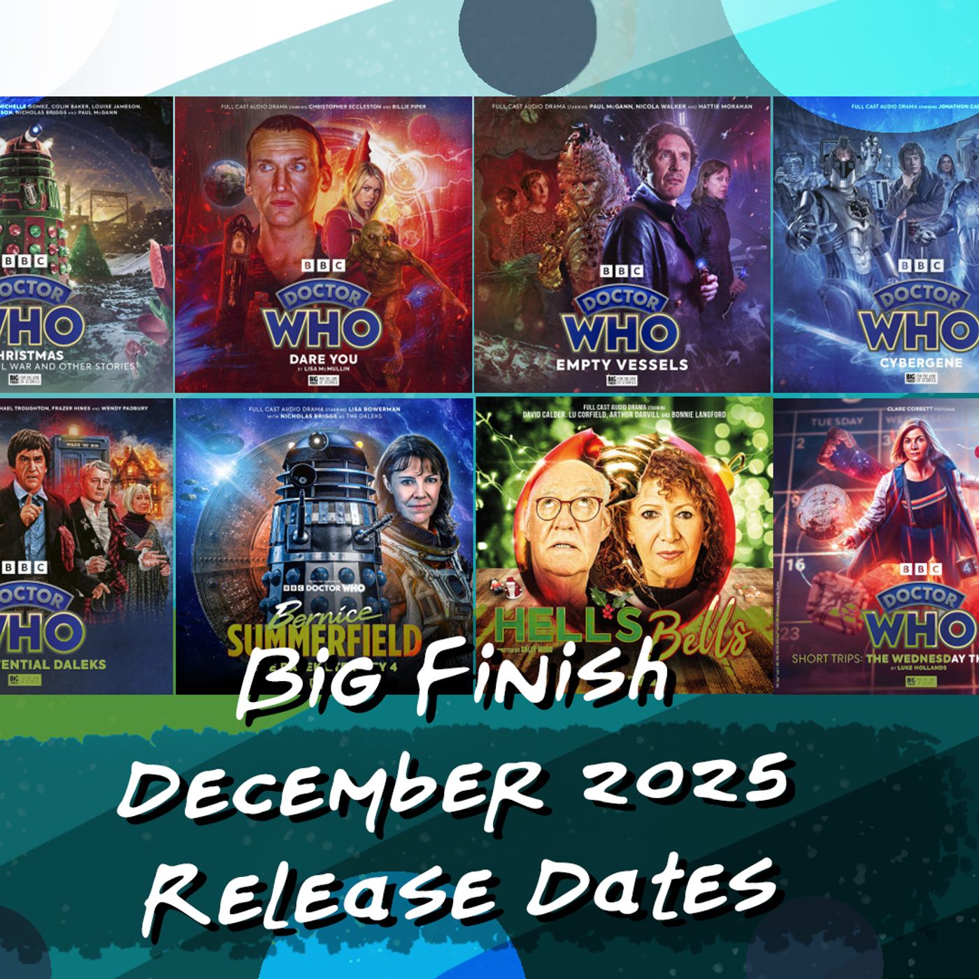 Big Finish December 2025 Release Dates episode artwork
