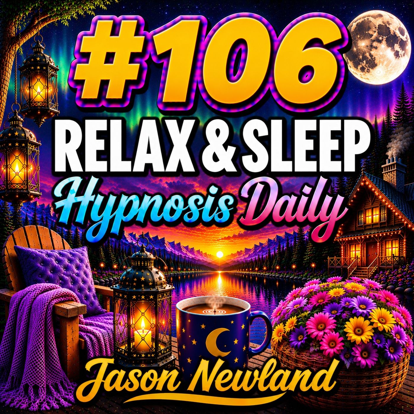 #106 Relax & Sleep Hypnosis Daily - FULL BODY MASSAGE (Jason Newland) episode artwork