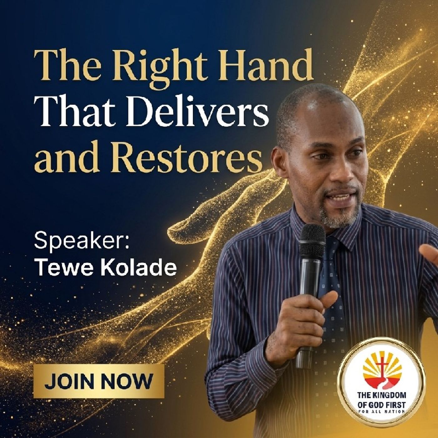 THE RIGHT HAND THAT DELIVERS AND RESTORES episode artwork