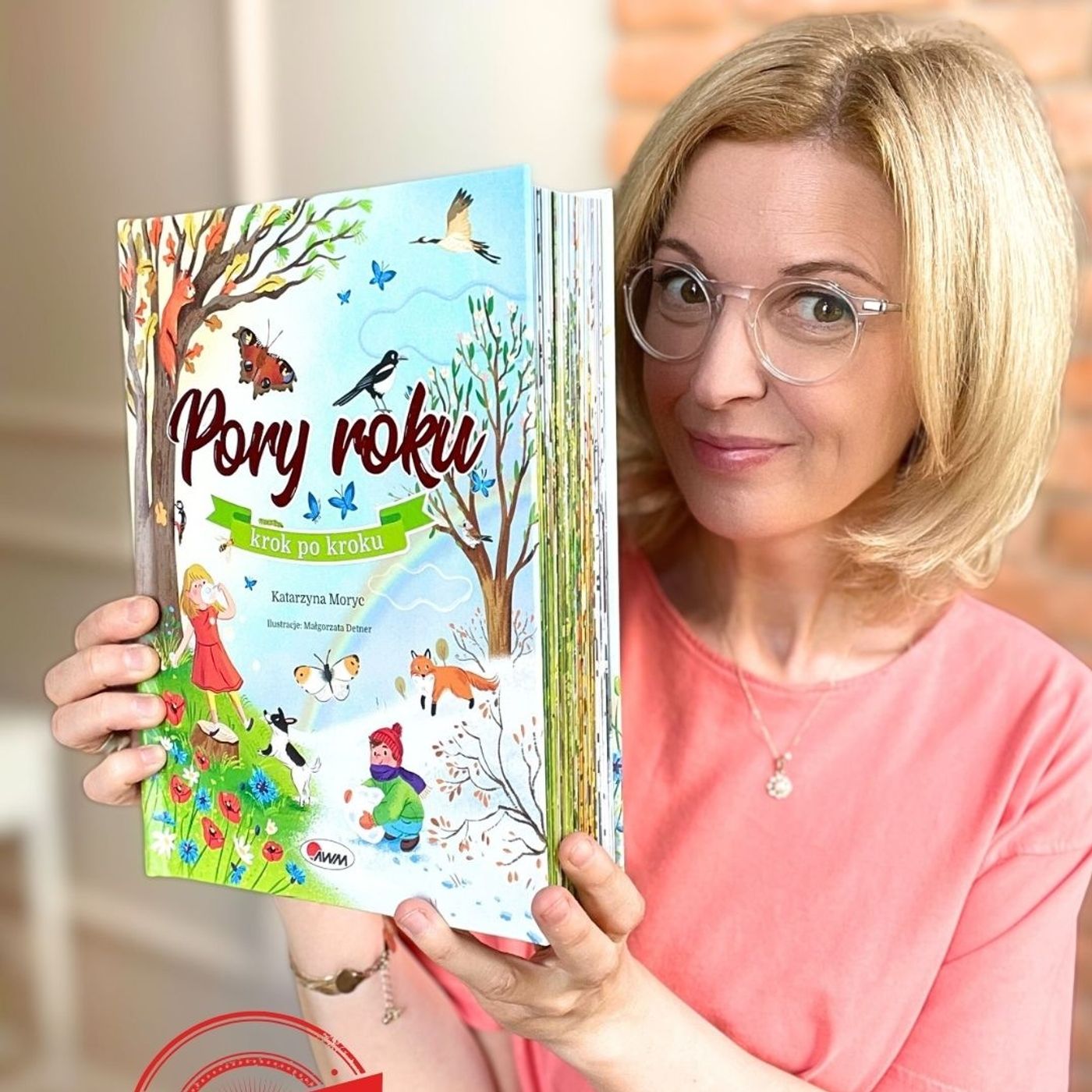 Pory roku krok po kroku. Książka z rozkładówkami na każdej stronie
