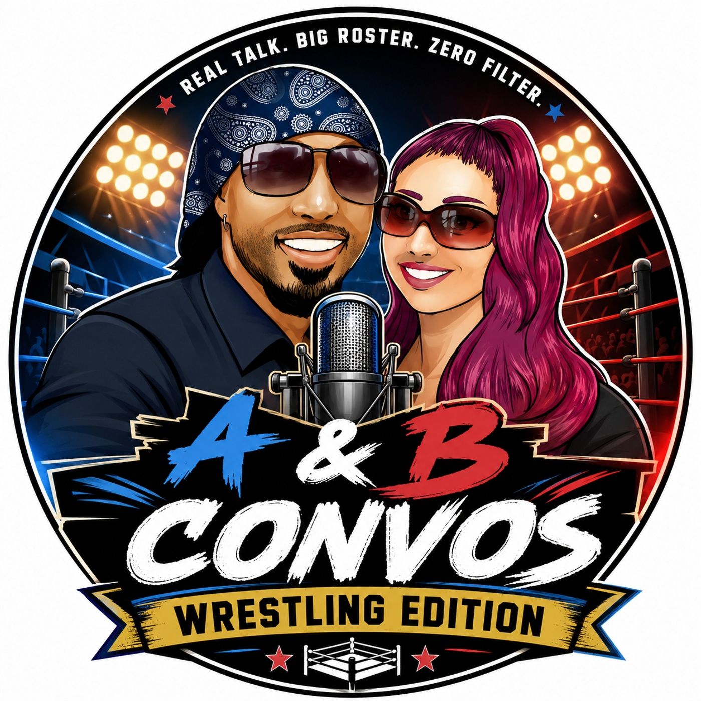 A&B Convos Wrestling podcast artwork