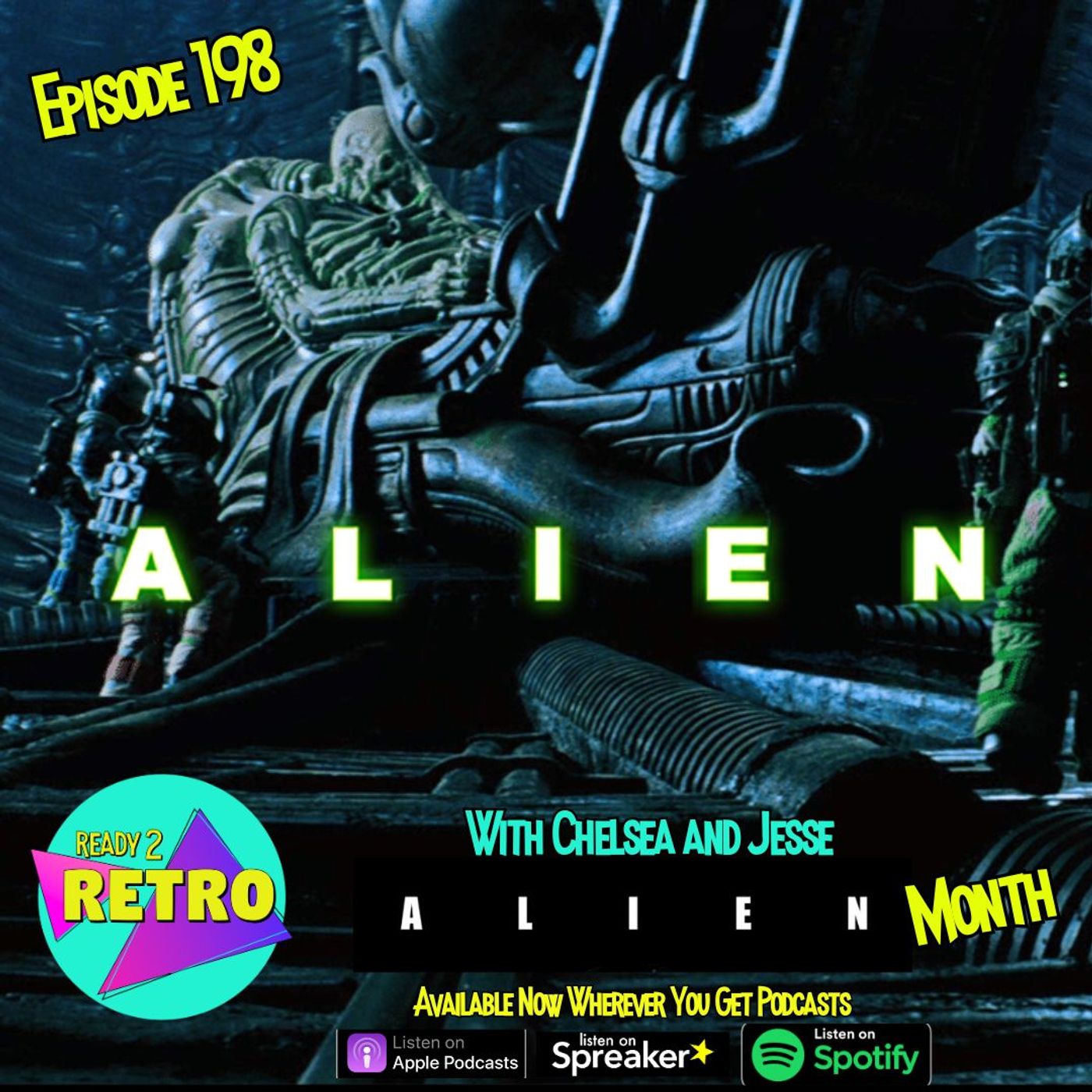 Episode 198: "Alien" (1979) with Chelsea and Jesse from @heartgodmedia