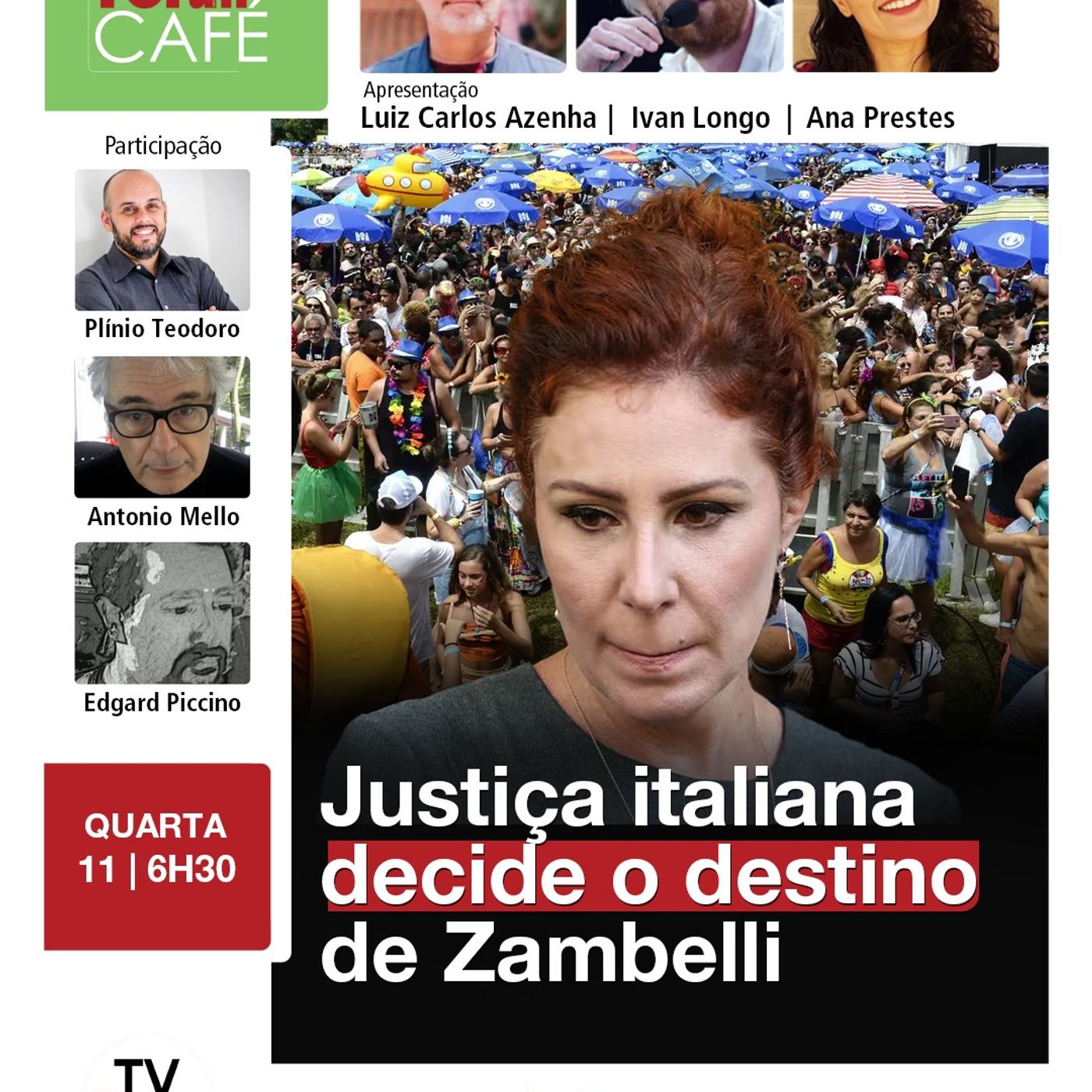 Zambelli pode ser extraditada hoje para o Brasil | Centrão foge de Flávio Bolsonaro | 11.02.26