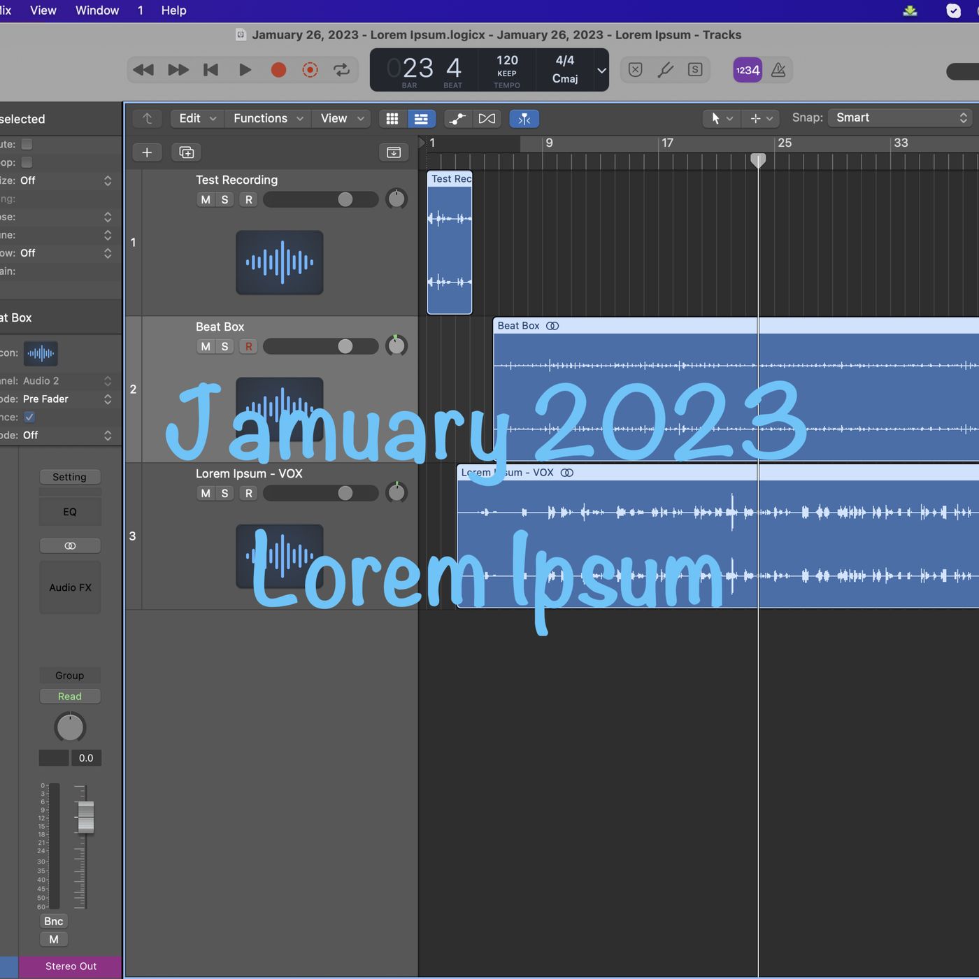 Jamuary 26, 2023 - Lorem Ipsum