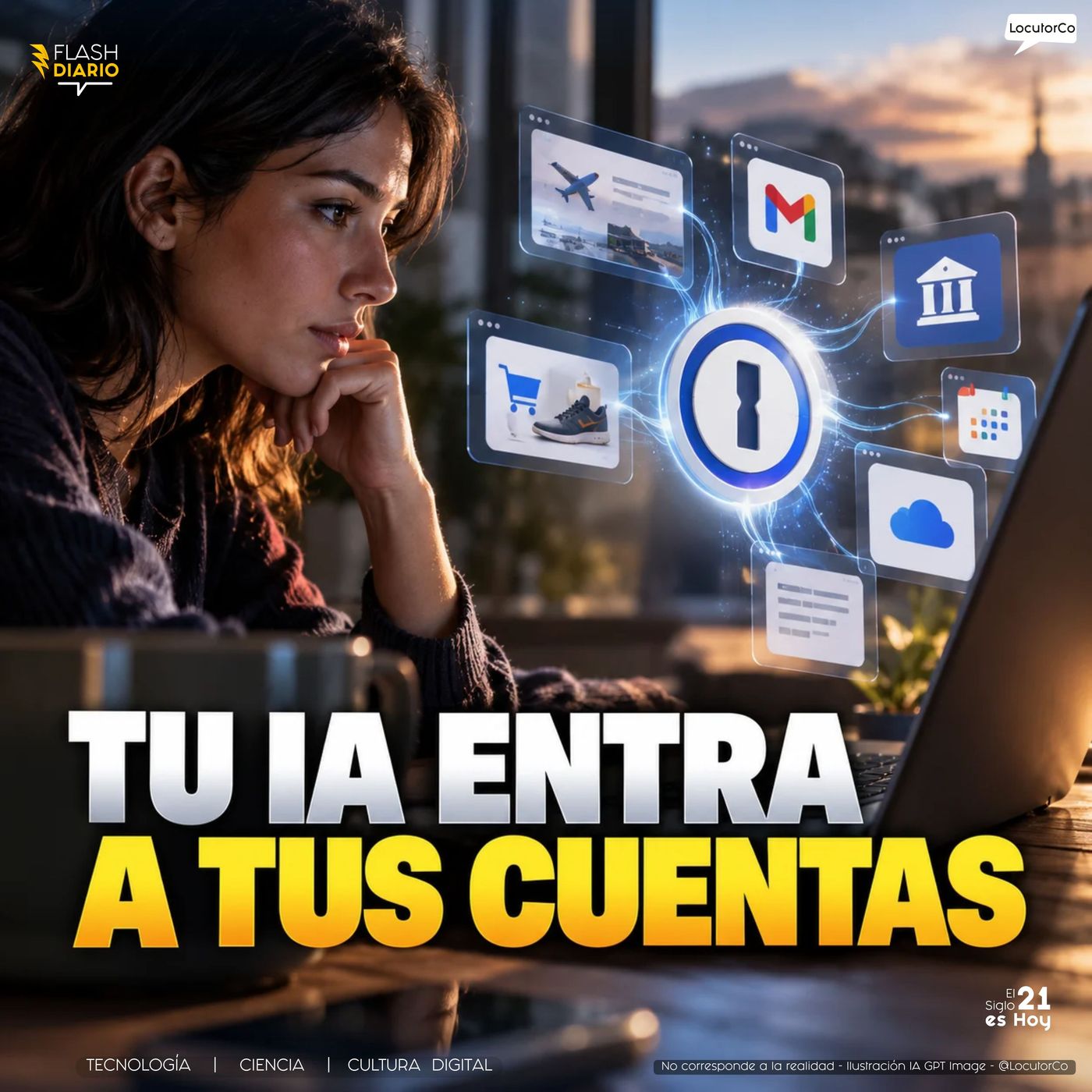 Portada de FLASH DIARIO de El Siglo 21 es Hoy