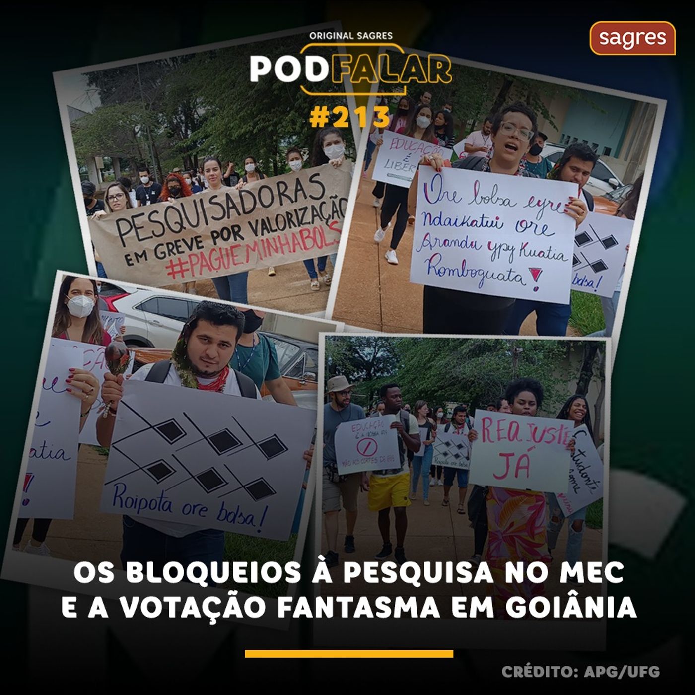 PODFALAR #213 l Os bloqueios à pesquisa no MEC e a votação fantasma em Goiânia episode artwork