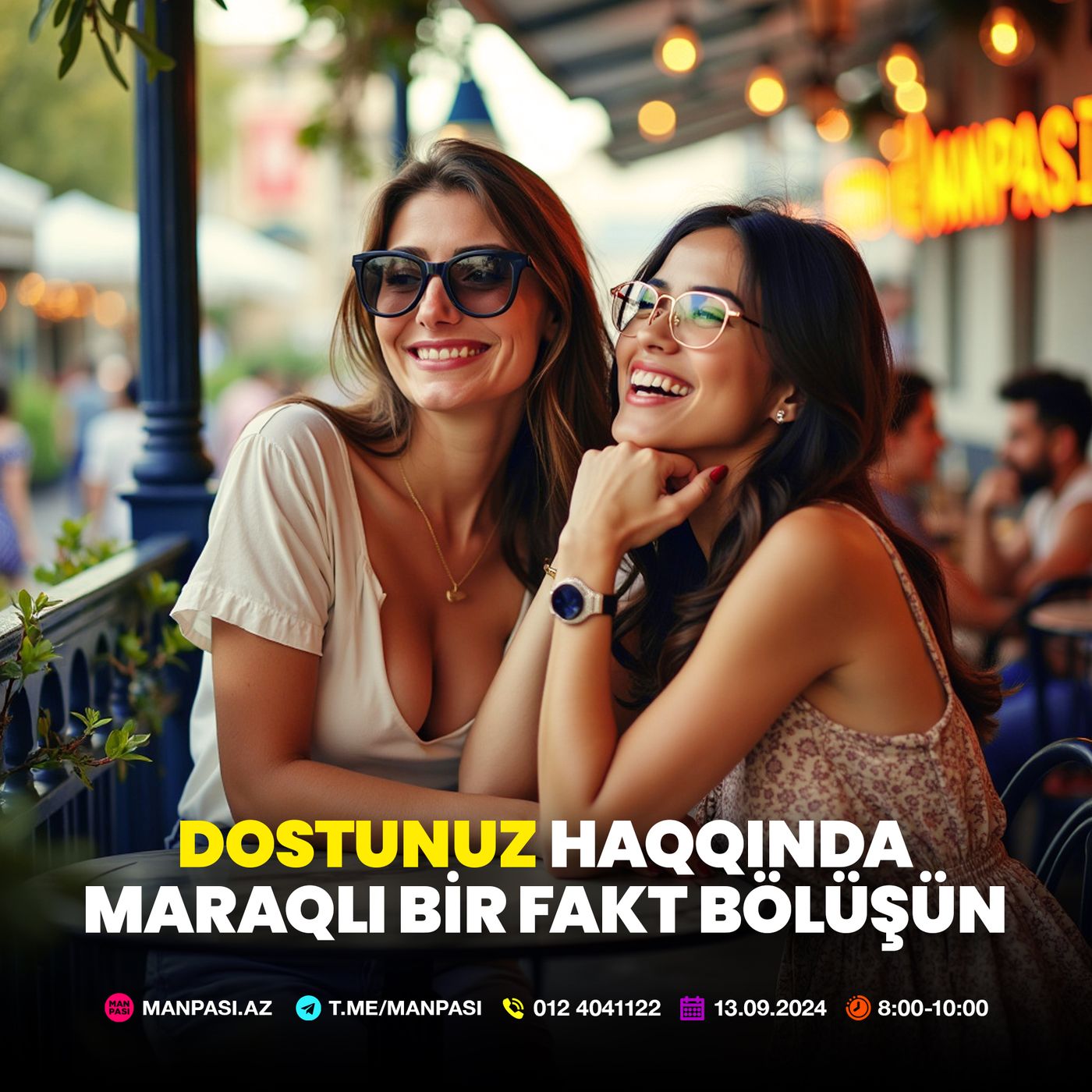 Dostunuz haqqında maraqlı bir fakt bölüşün 13.09.2024