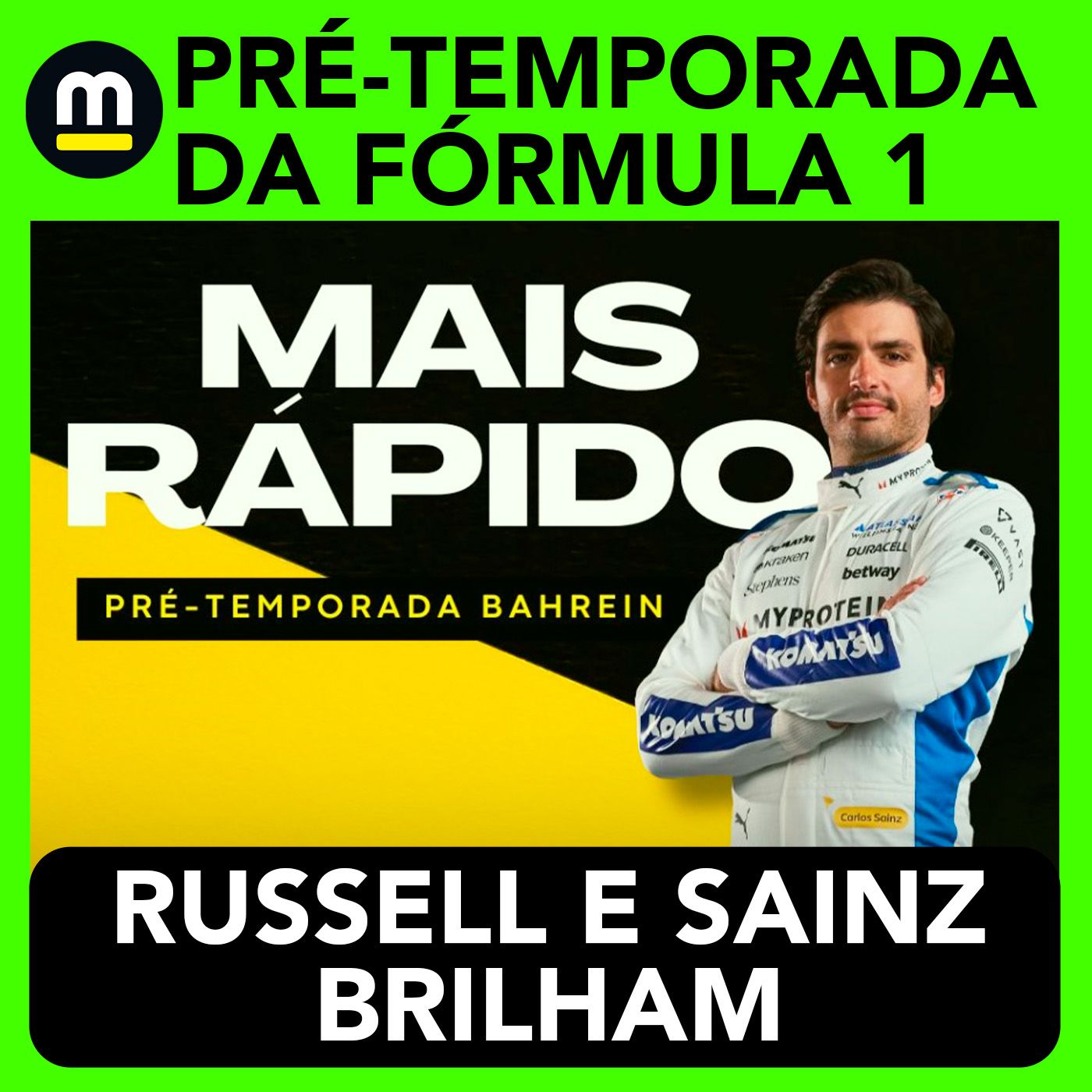 Russell lidera último dia! BORTOLETO, Max, HAMILTON e + em ação; SAINZ "1º"