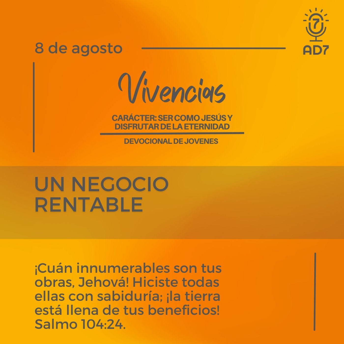 AD7 Devocional - Diferente / Inverso