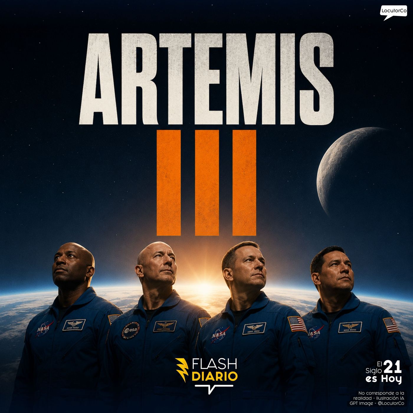Artemis III sin mujeres ¿Y sin Luna?