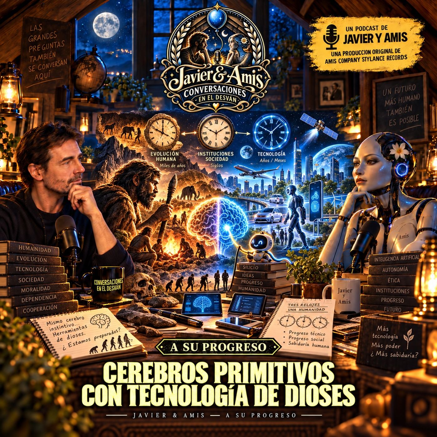 Portada de Conversaciones en el Desván | Javier López Olmos