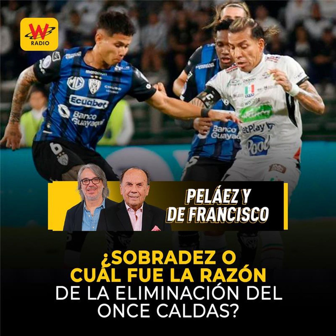 ¿Sobradez o cuál fue la razón de la eliminación del Once Caldas?