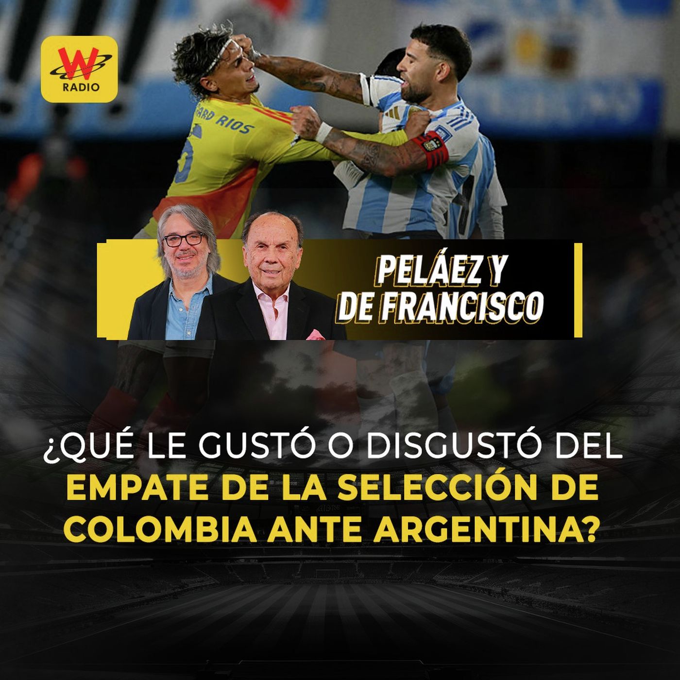 ¿Qué le gustó o disgustó de la Selección Colombia ante Argentina?