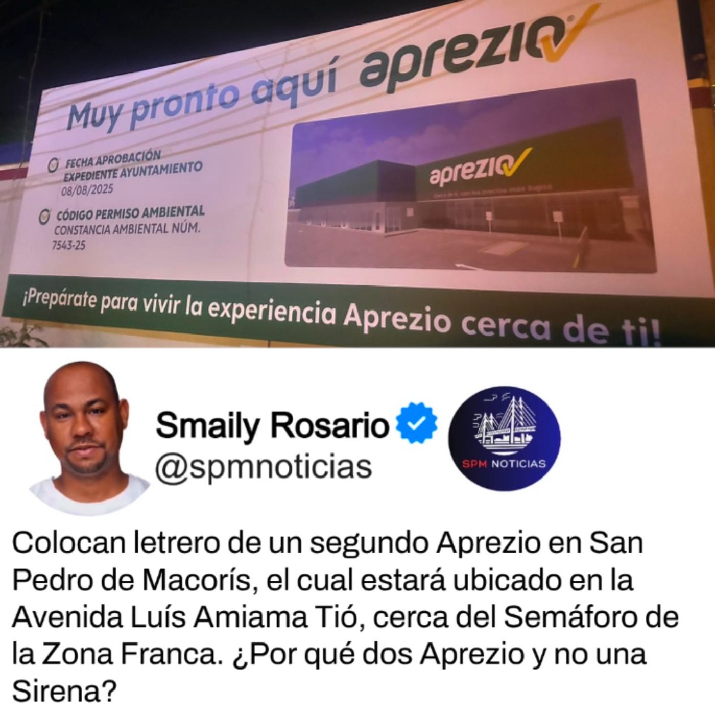¿Por qué dos Aprezio y no una Sirena en San Pedro de Macorís?