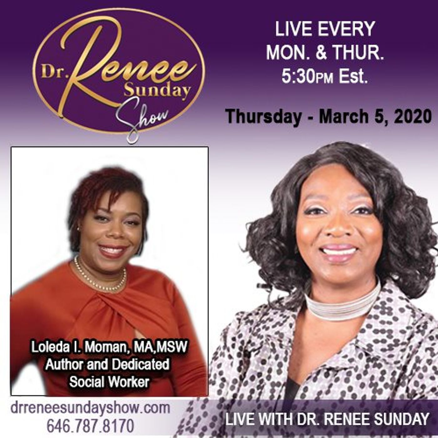 Dr. Renee Sunday\'s show