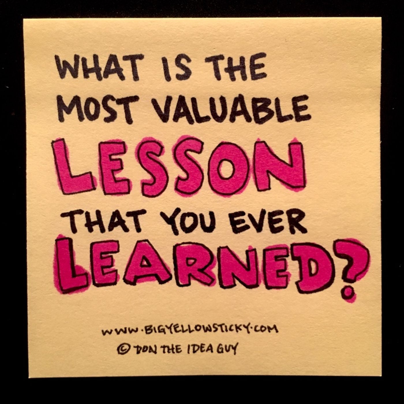 Lesson Learned : BYS 251
