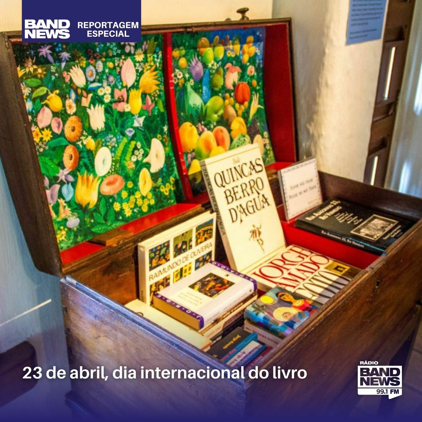Reportagem especial BandNews FM: Dia internacional do livro (Daniel Lyra) episode artwork