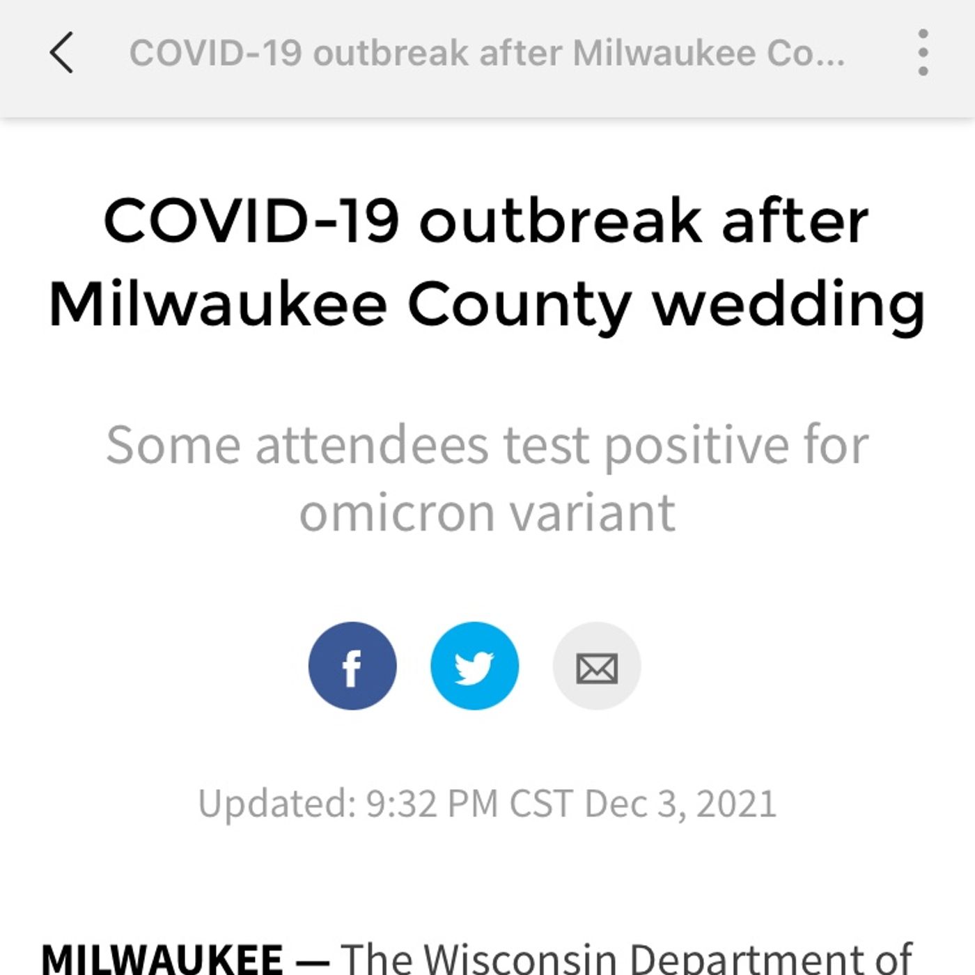 Milwaukee Wi has a new Covid Breakout episode artwork