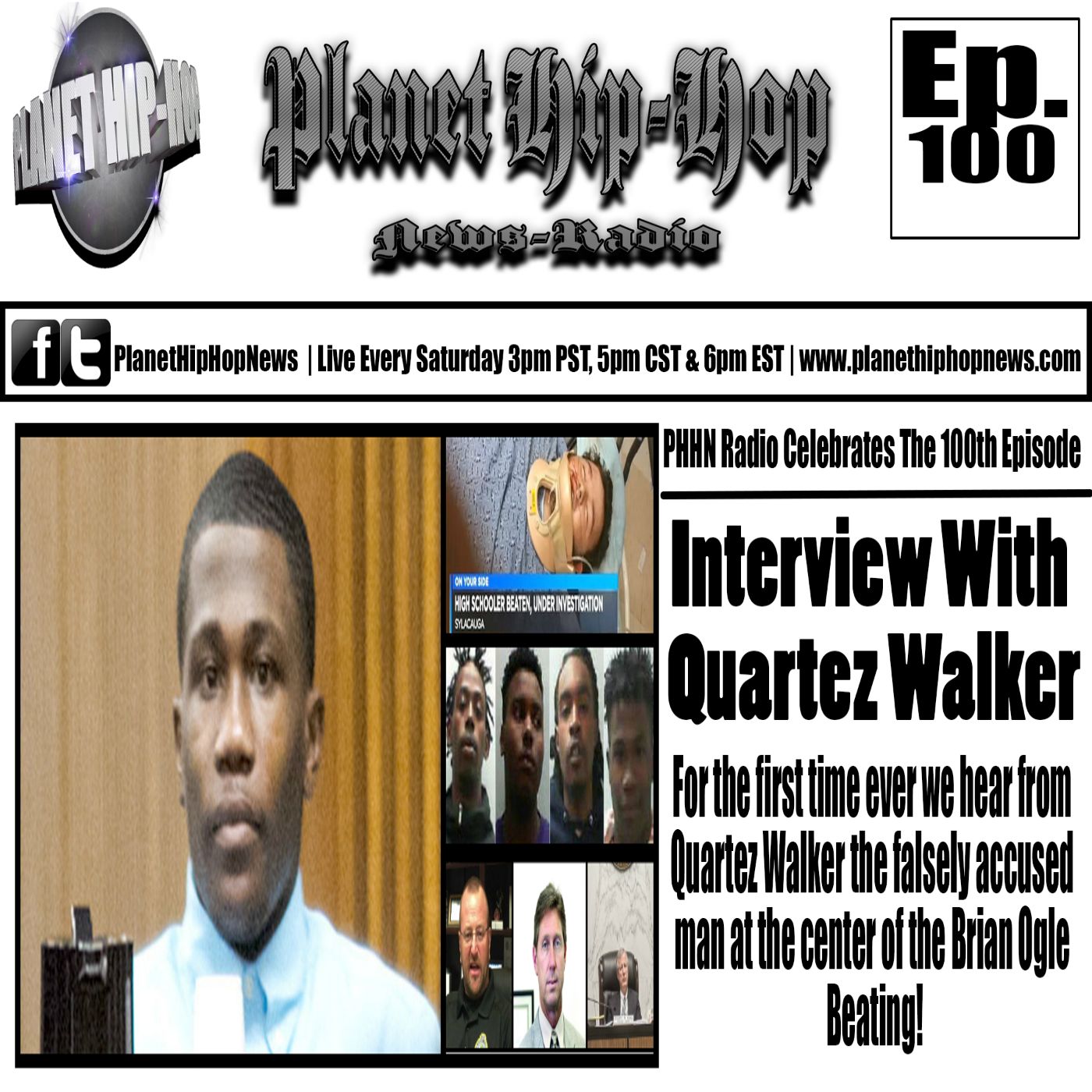 PHHN Ep 100: Pt 2 Special Broadcast Interview W/ Quartez Walker