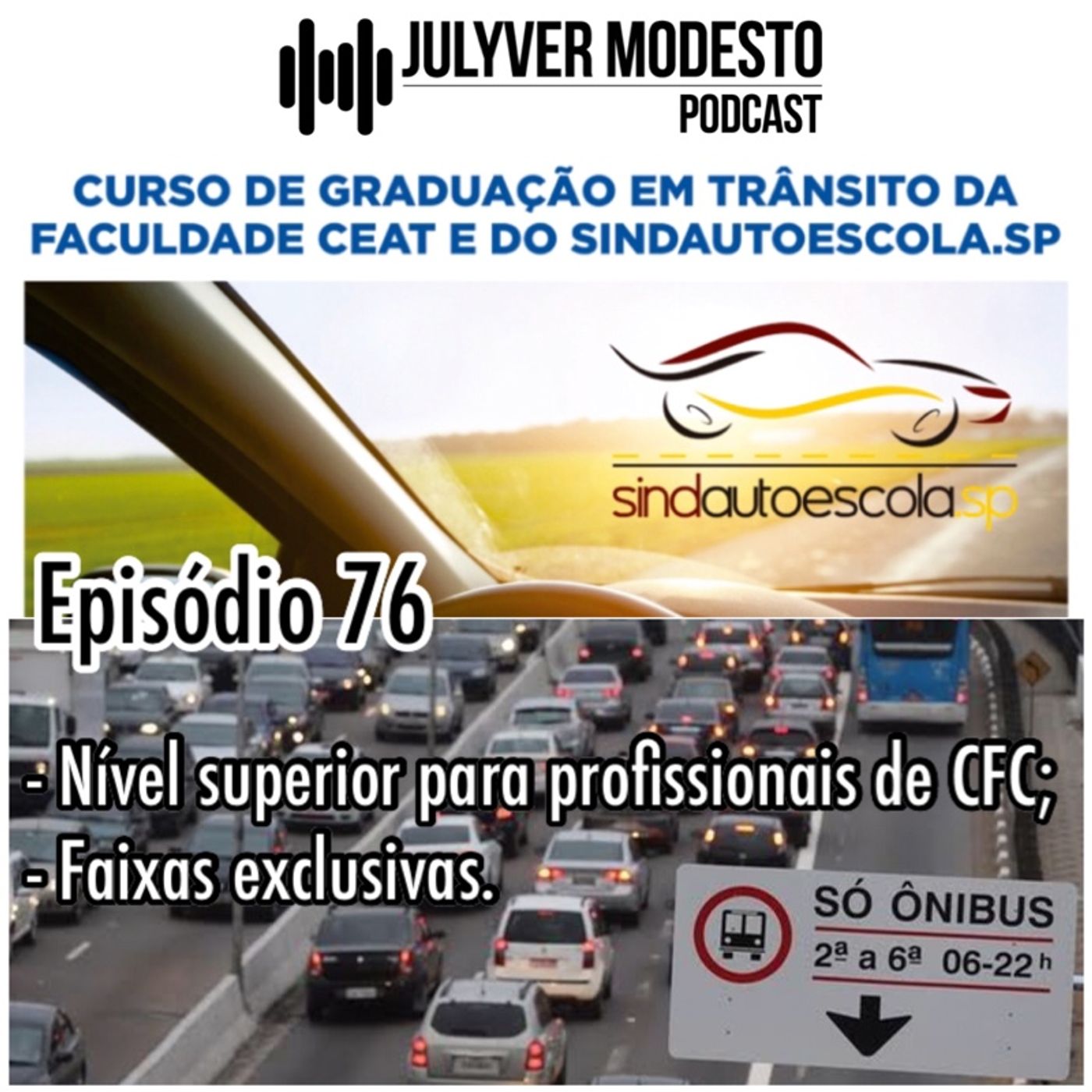 Trânsito, por Julyver Modesto