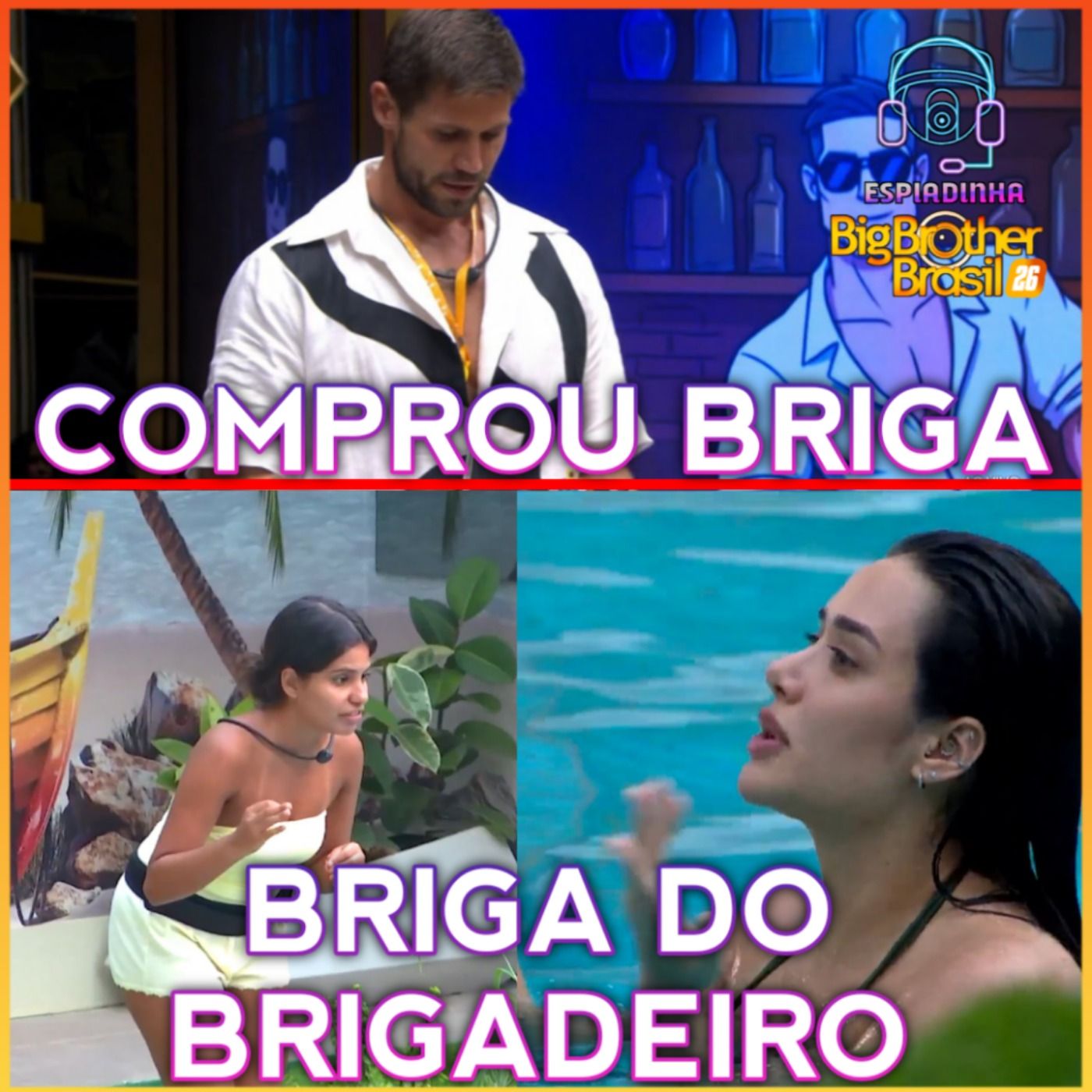 MILENA FOI BARRADA DO BAILE + GABRIELA BRIGA POR BRIGADEIRO COM JORDANA E JONAS | BBB 26