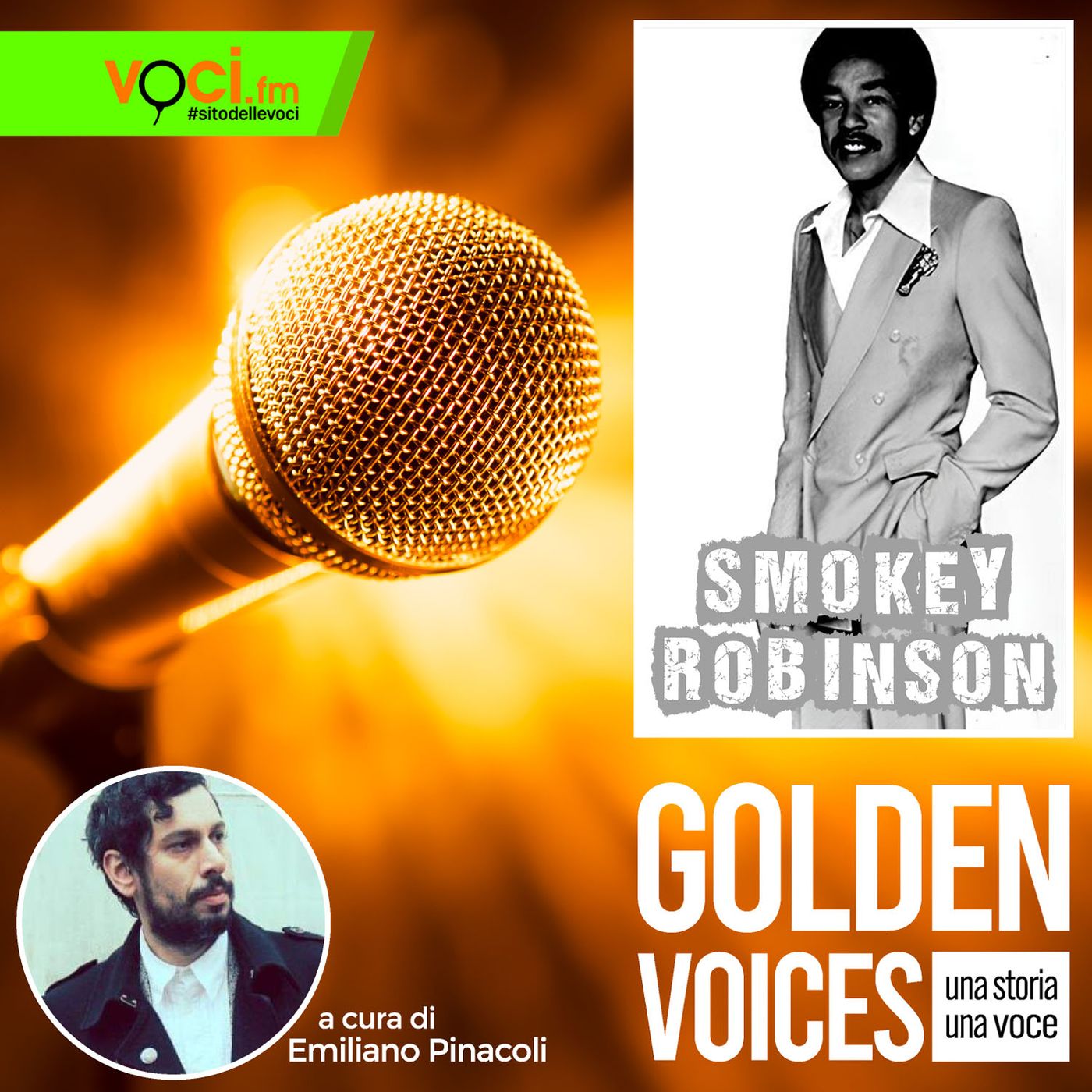 GOLDEN VOICES: Smokey Robinson - clicca play e ascolta il podcast episode artwork