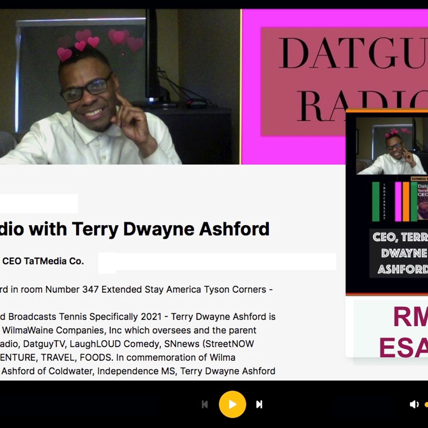 Tennis Specifically Terry Dwayne Ashford
