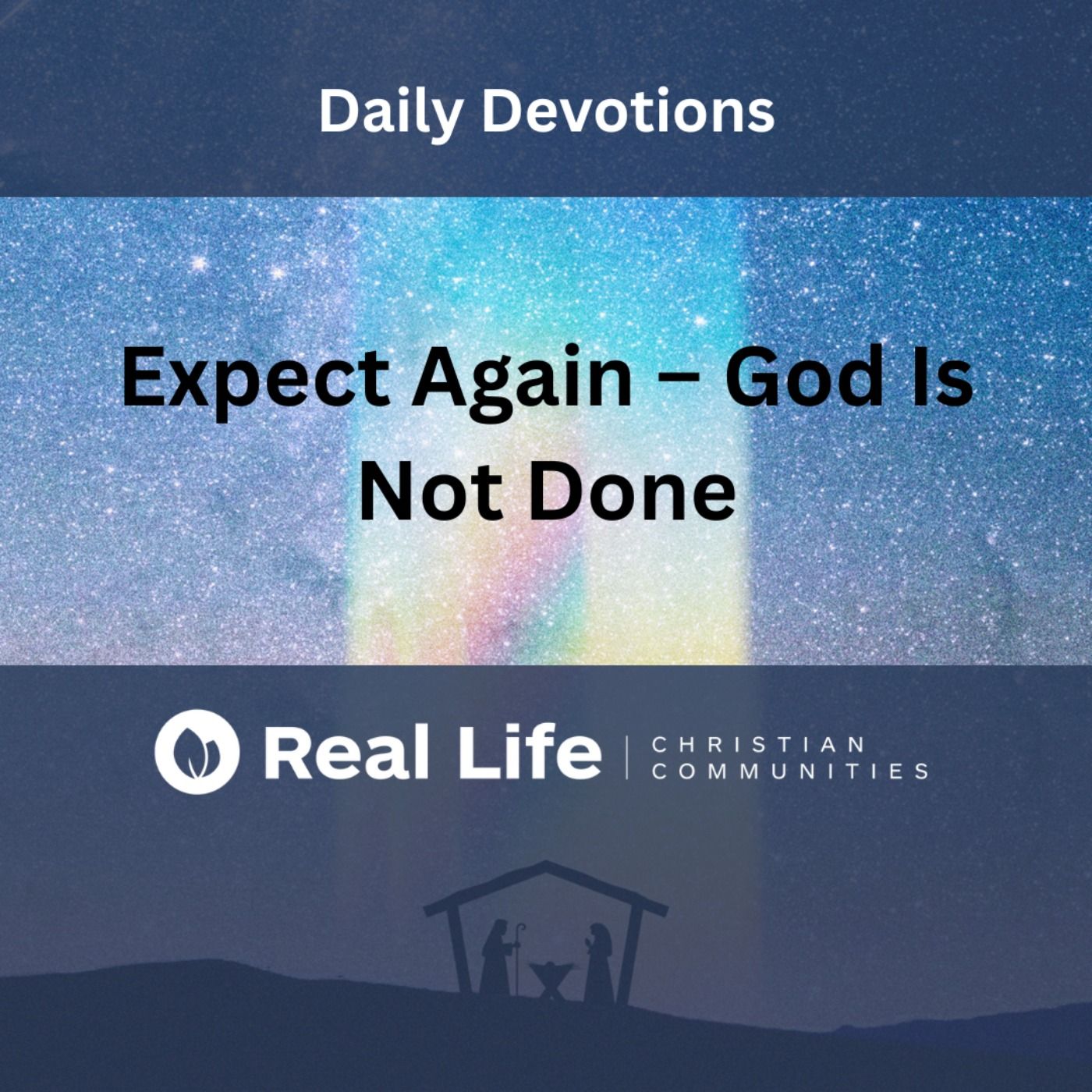 Expect Again -- God is not Done | Ptr. Bong Baylon
