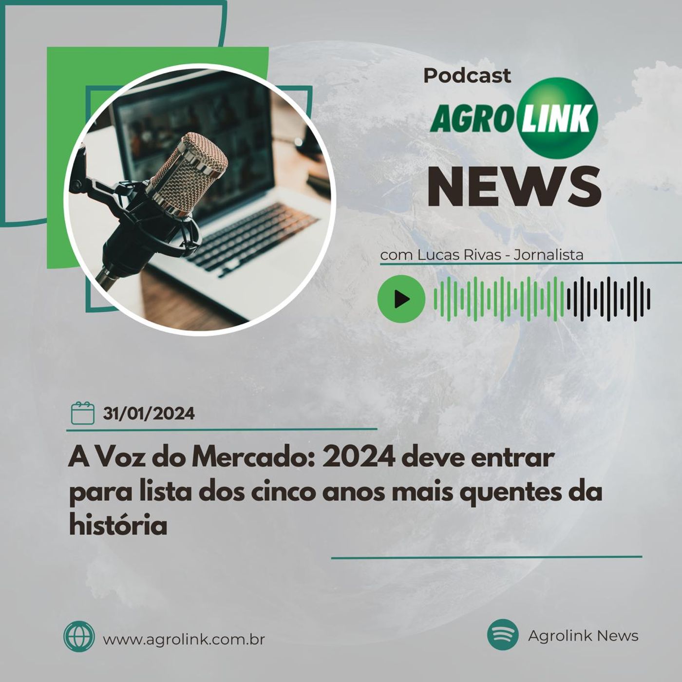A Voz do Mercado: condições climática serão o grande desafio do agro em 2024 episode artwork