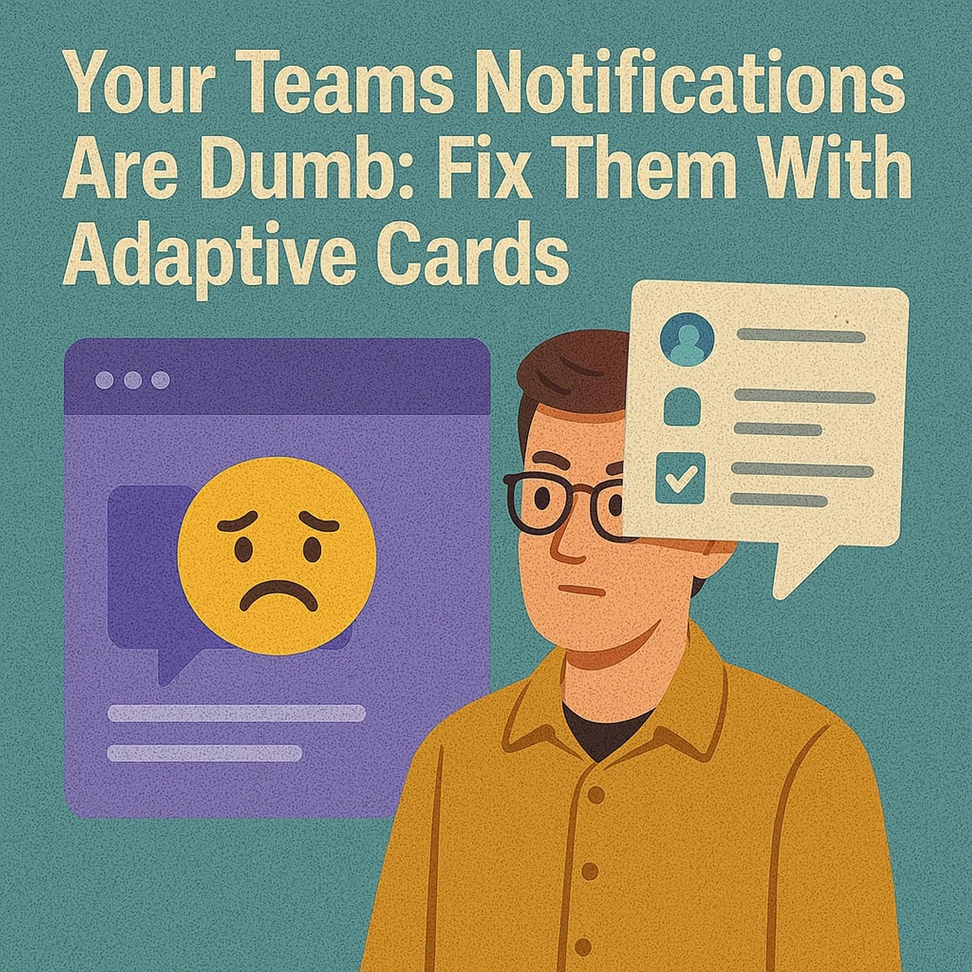 Your Teams Notifications Are Dumb: Fix Them With Adaptive Cards