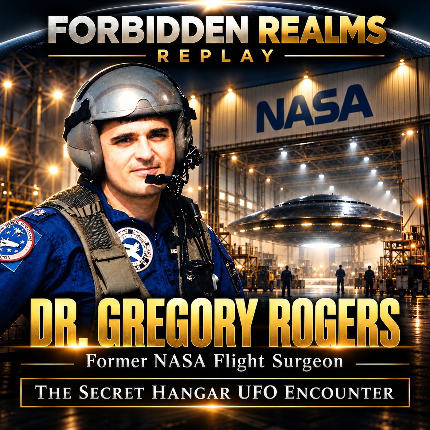 NASA Former Flight Surgeon Exposed UFO  Dr. Gregory Rogers episode artwork