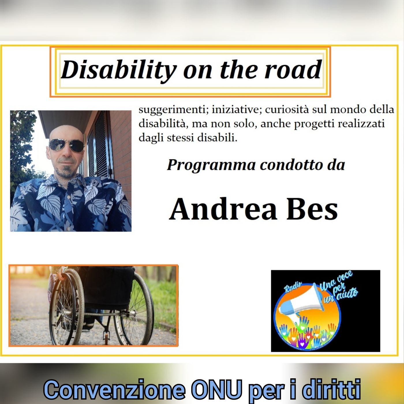 RUBRICA: DISABILITY ON THE ROAD conduce ANDREA BES -  DIRITTI DEI DISABILI episode artwork