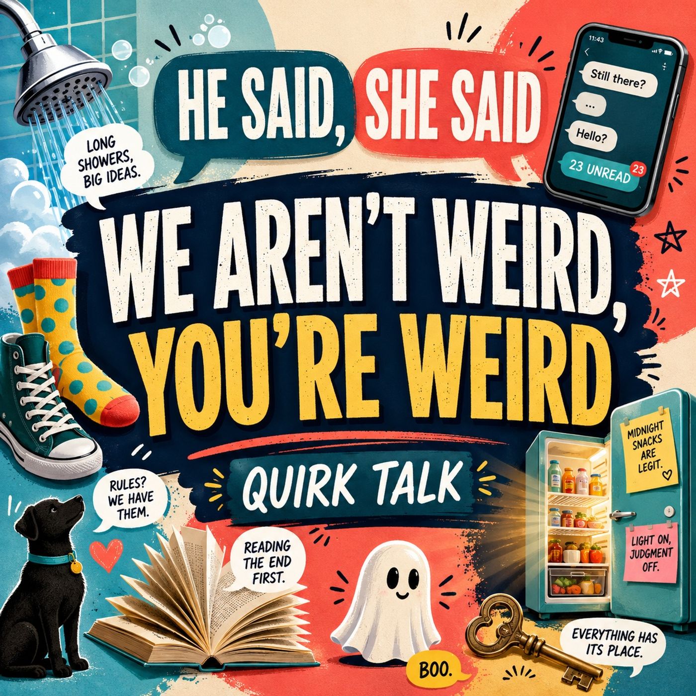 07-24-26 We Aren't Weird, You're Weird -- Quirk Talk episode artwork