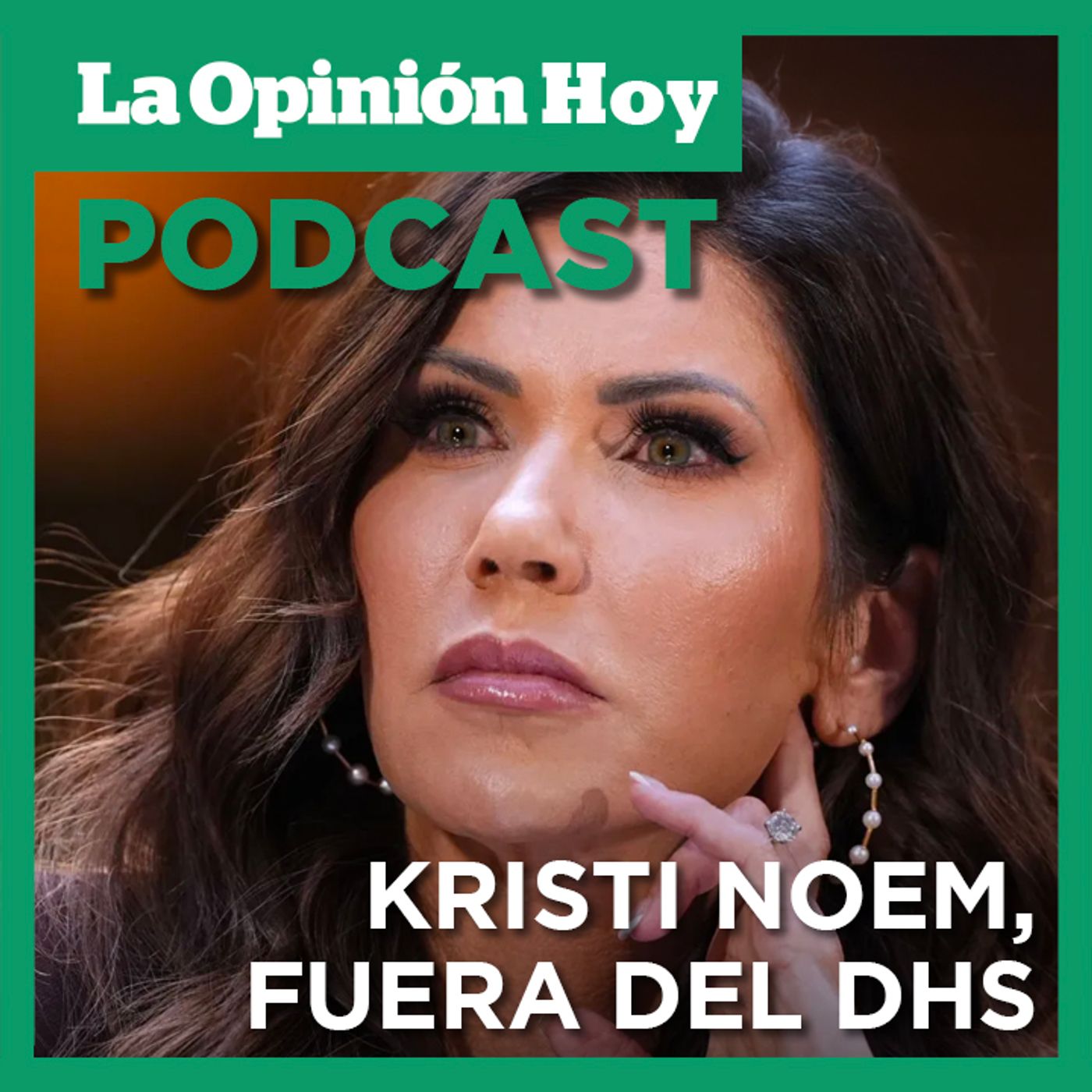 Trump retira del puesto de secretaria de DHS a Kristi Noem.