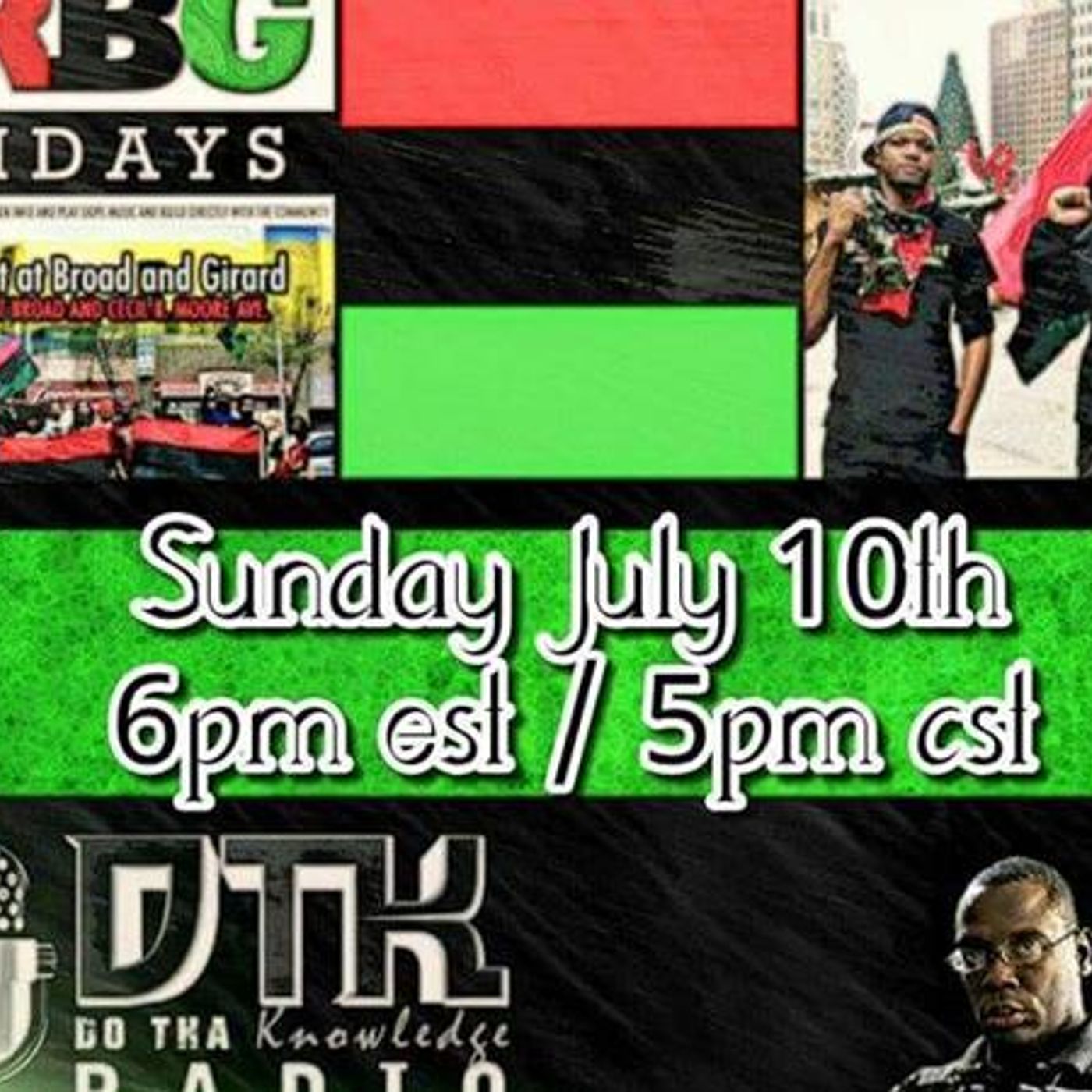 Do Tha Knowledge Radio Presents: RBG Fridays Celebration Philly RBG All Stars episode artwork