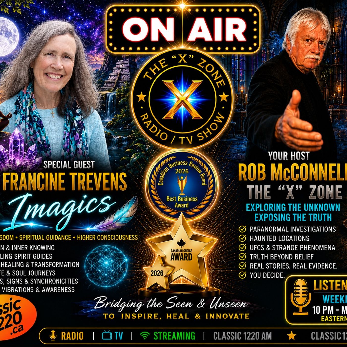 Rob McConnell Interviews - FRANCINE TREVENS - Imagics episode artwork