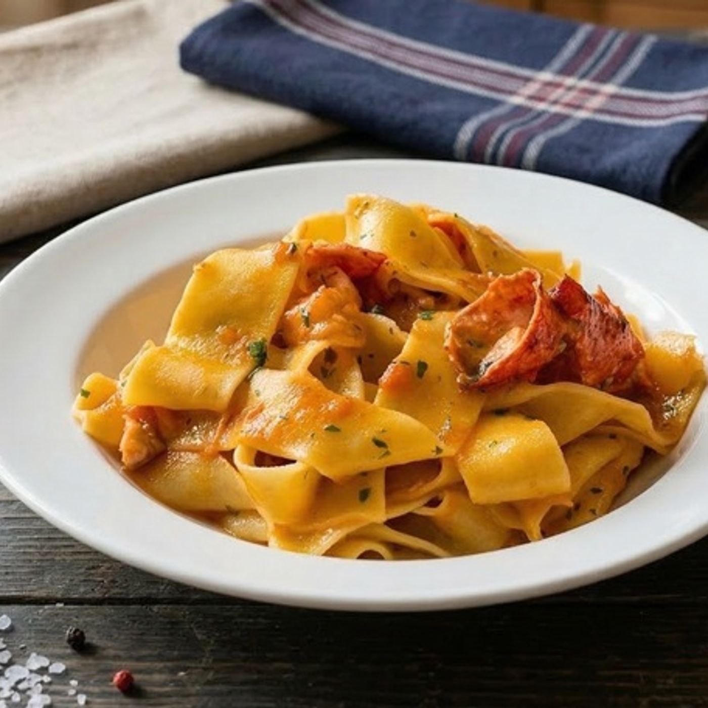 Pappardelle all'astice: la ricetta per farle cremose come al ristorante