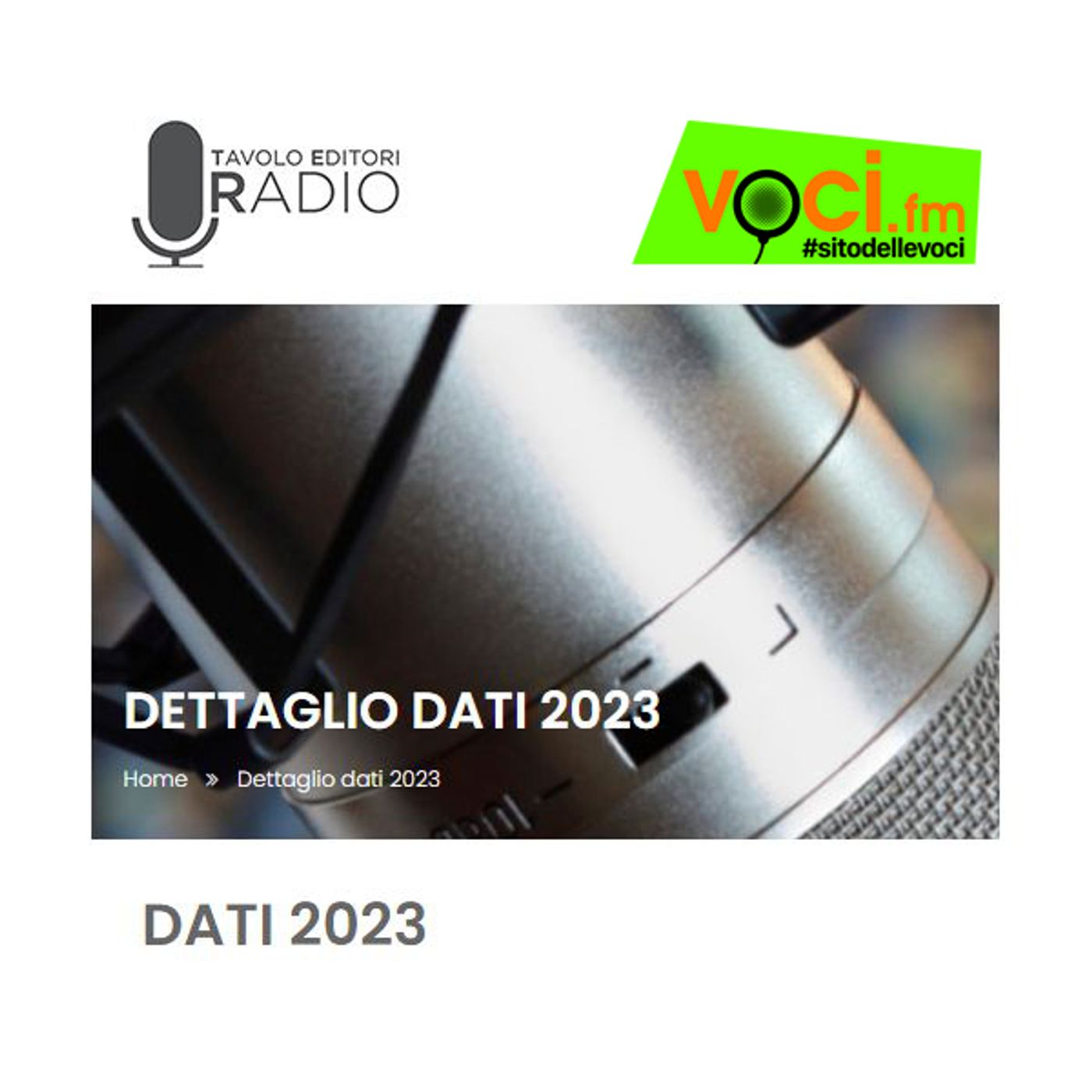 Clicca PLAY e ascolta la news ASCOLTI RADIO: TER PUBBLICA I NUOVI DATI, LA RAI ABBANDONA IL TAVOLO episode artwork