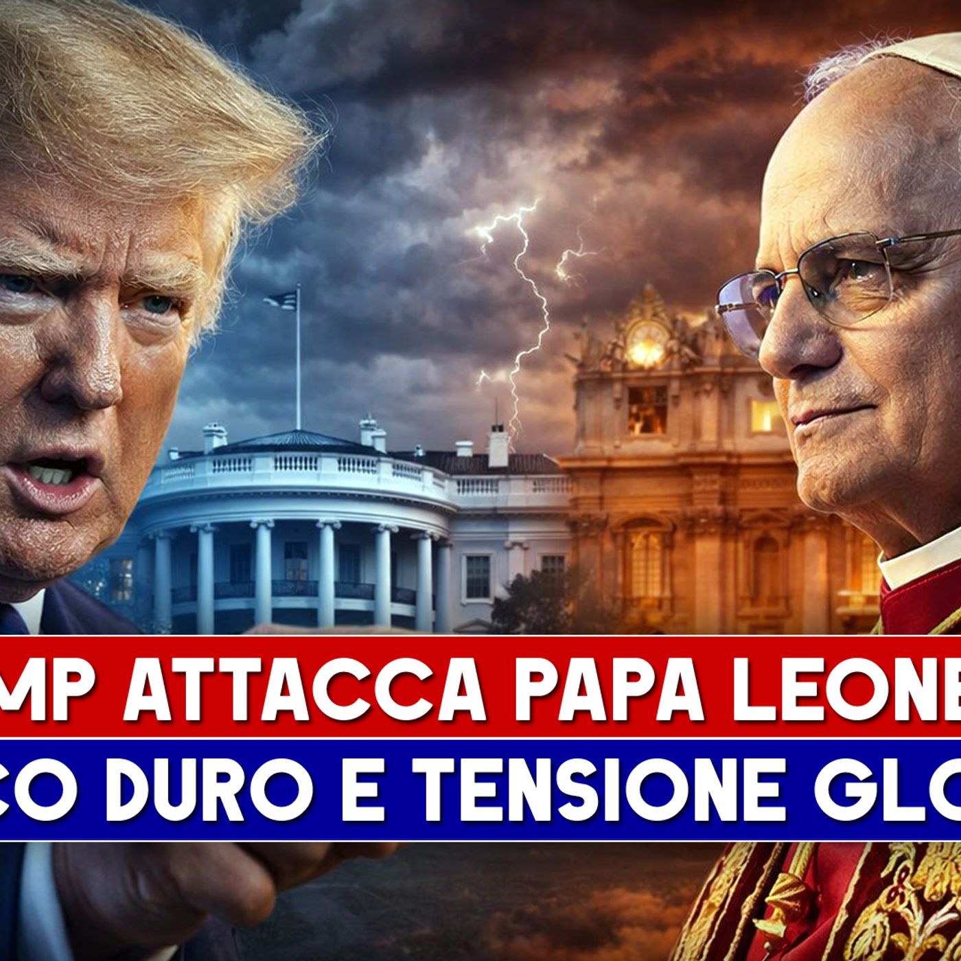 Donald Trump contro Papa Leone XIV: attacco durissimo e tensione globale!
