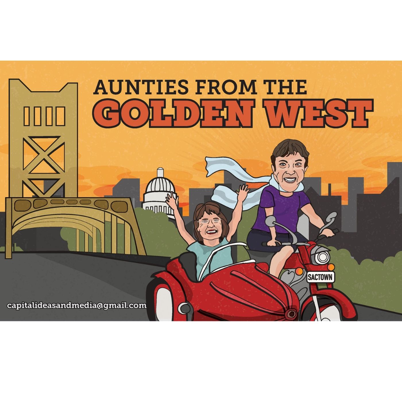 Aunties from the Golden West- "Out & About" cover art
