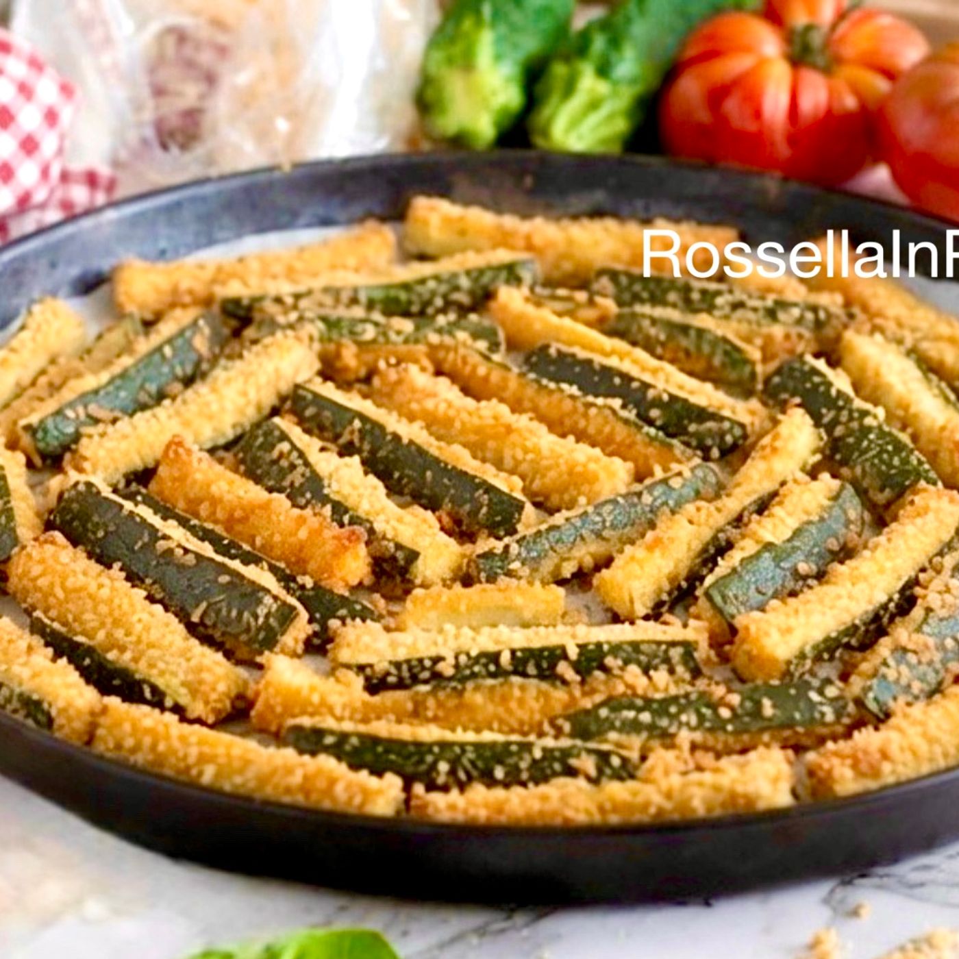 Stick di zucchine croccanti