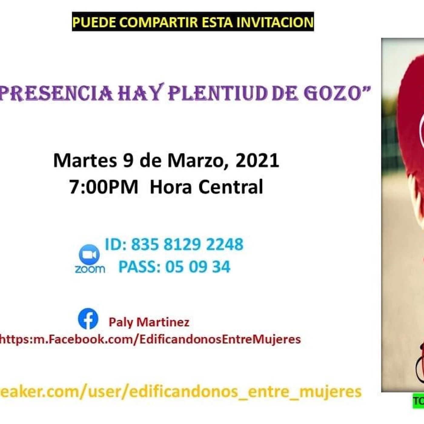 Edificandonos entre mujeres\'s show