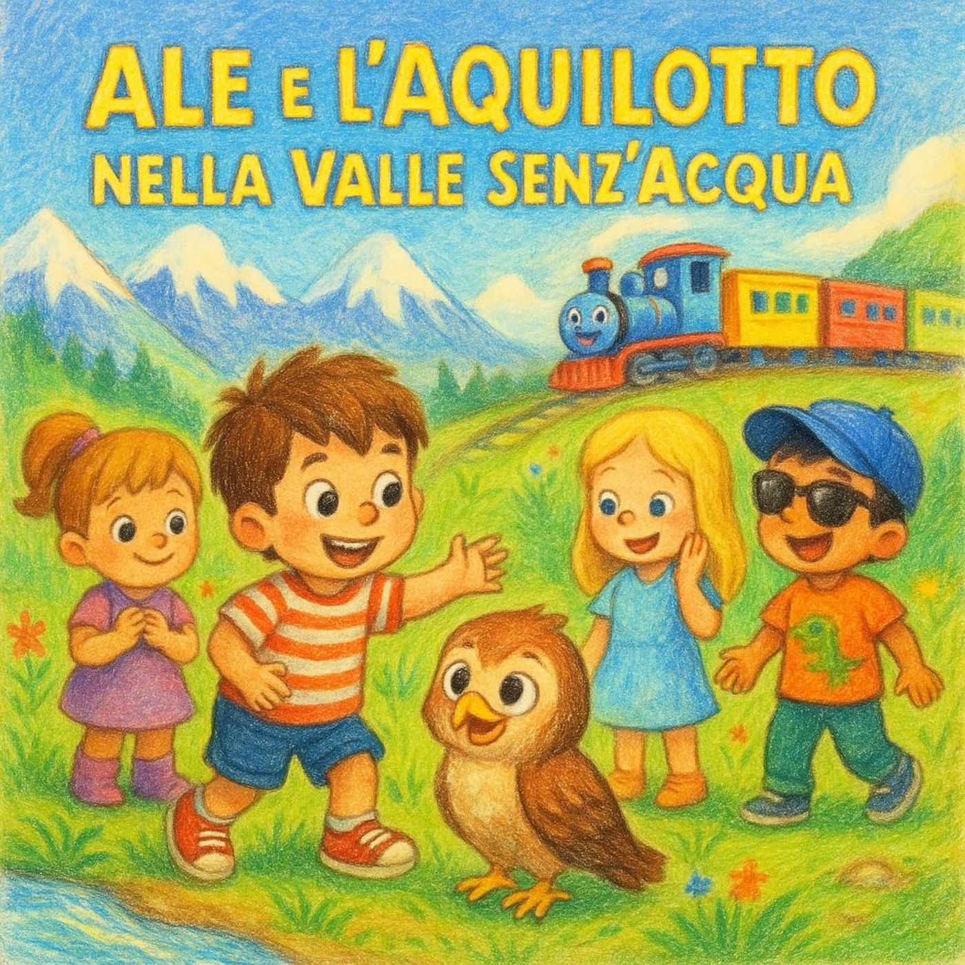 Ale e l'Aquilotto nella Valle Senz'Acqua