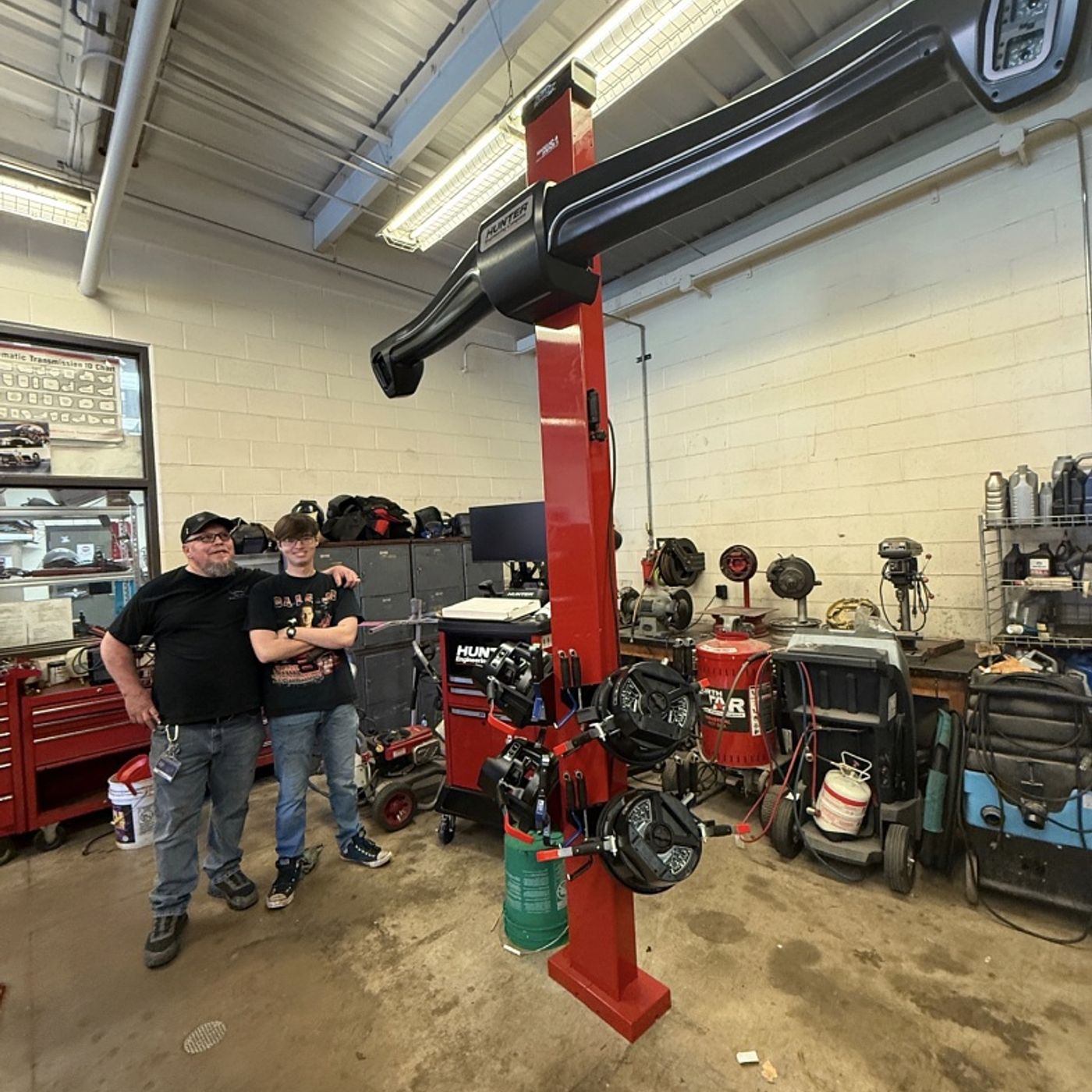 OTHS Automotive Vocational Education Program adds new Hunter Hawkeye Elite alignment machine episode artwork