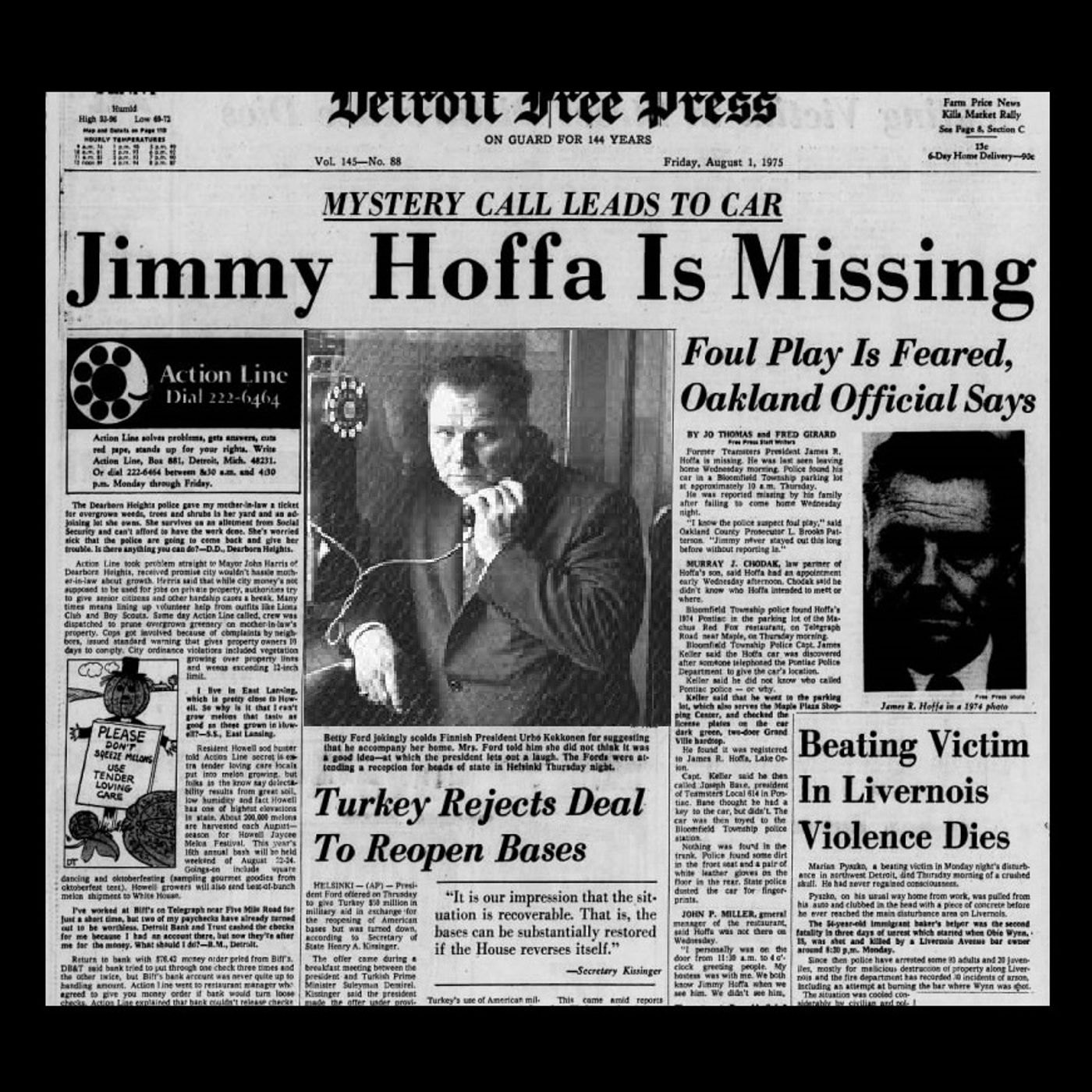 Quorum Radio:  Steve Drummond Talks  Jimmy Hoffa, The Machus Red Fox & Beyond Part II