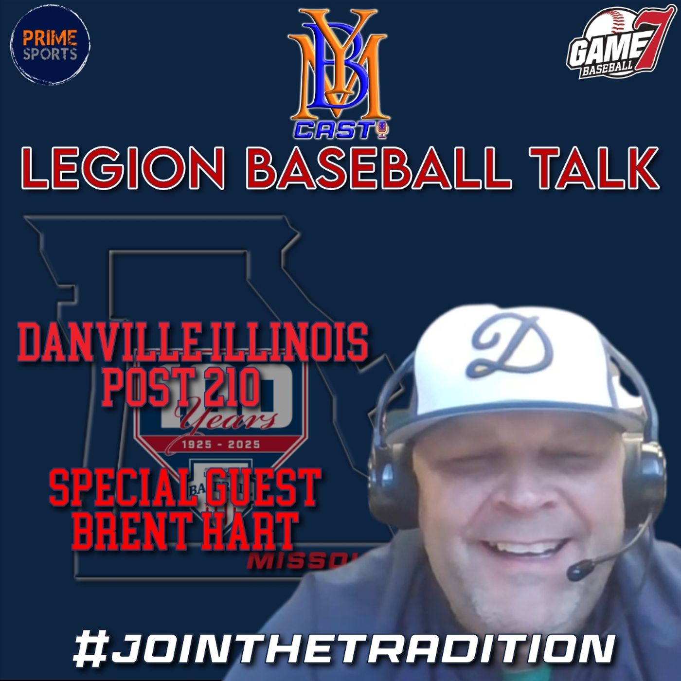 Legion Baseball Talk | Danville, IL Post 210 Head Coach Brent Hart | YBMcast episode artwork