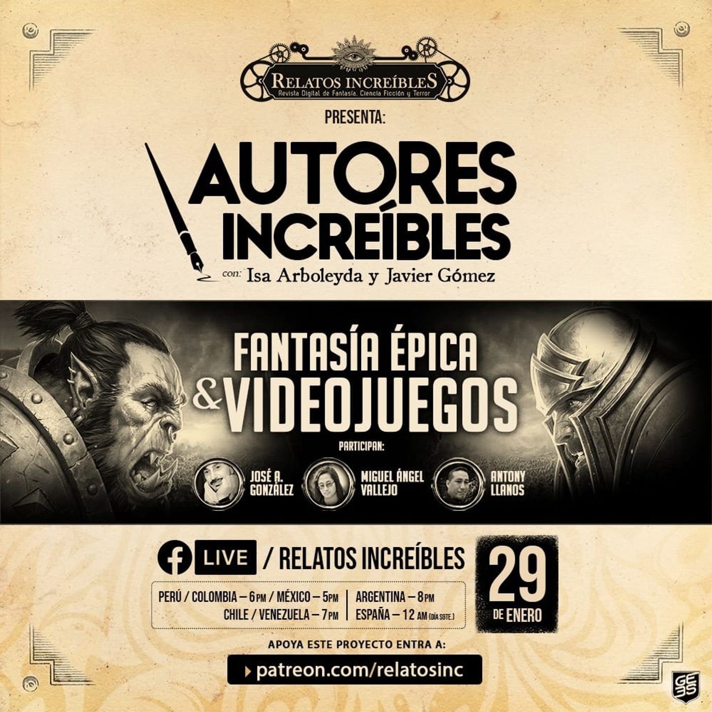 Autores Increíbles