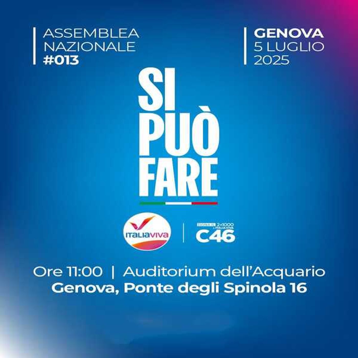 Speciali Leopolda - Assemblea Nazionale 2025