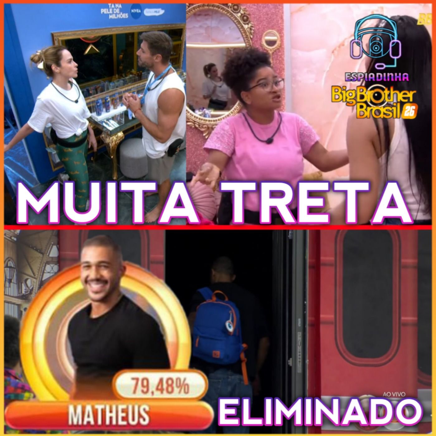 MATHEUS ELIMINADO + Jonas TRETOU com Ana Paula e Milena + Milena DISCUTIU com Jordana | BBB 26
